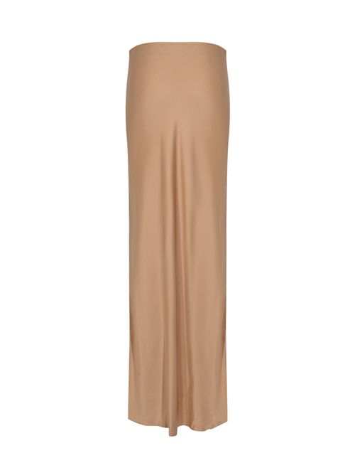 Gonna lunga in raso di viscosa Sand BLUGIRL | RA6168 T448A61212